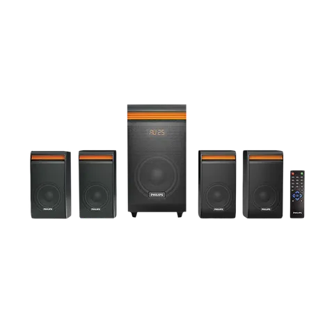 Philips SPA8140B 4.1 Channel Wireless, USB, Bluetooth Multimedia Speaker